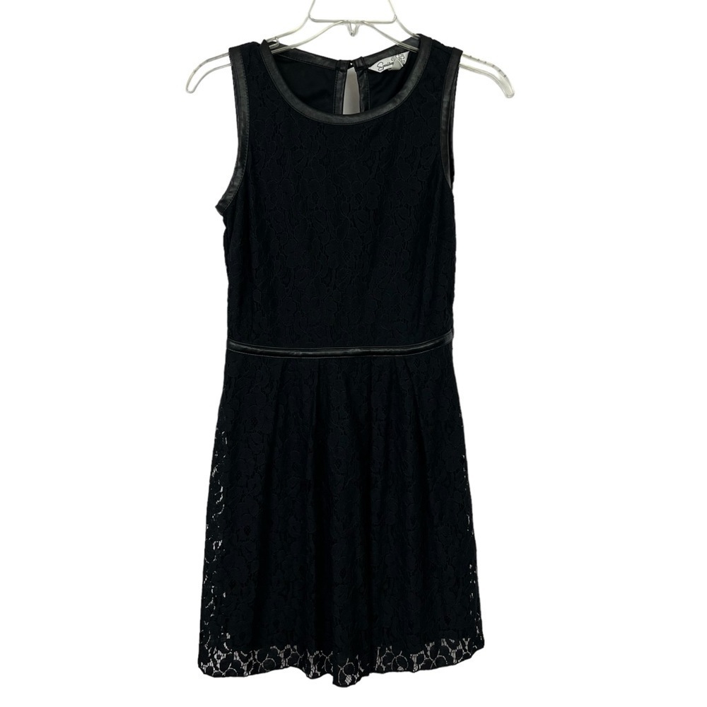 Speechless Jr. Women’s Dress Sz 3 Black Lace Material Lined 8” Side Zip